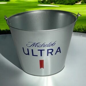 Michelob Ultra Official PGA Quail Hollow Beer Golf Ball Bucket Metal 2025 Handle